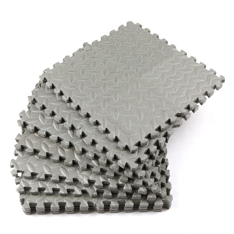 96X Interlocking Heavy Duty EVA Foam Gym Flooring Mat Tiles 60X60Cm