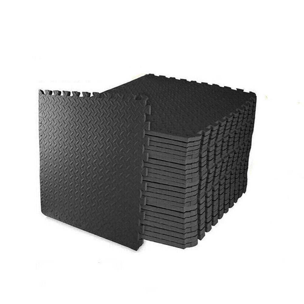96X Interlocking Heavy Duty EVA Foam Gym Flooring Mat Tiles 60X60Cm