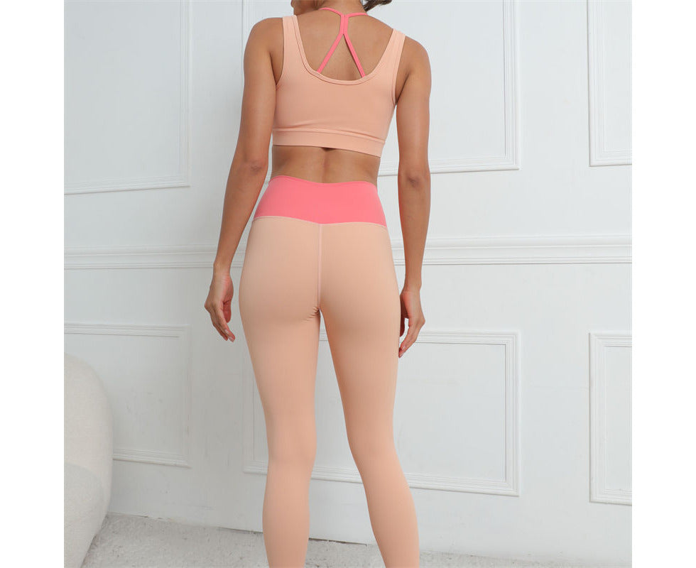 Womens Pink Yoga Outfit