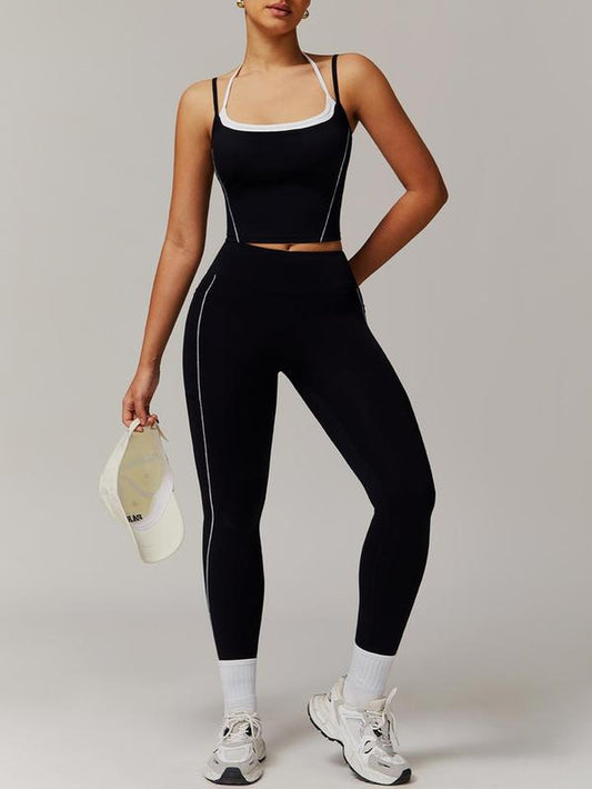 Womens Casual 2 piece Gym Outfit 