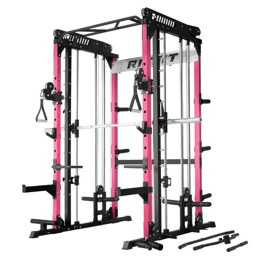 Smith Machine 2.0 with Cable Crossover System & Squat Rack