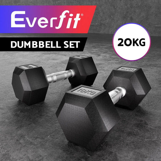 20Kg Hex Dumbbell Set